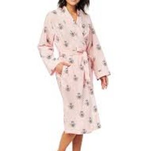 The Cats Pajamas - Queen Bee Luxe Pima Cotton Shawl Collar Robe